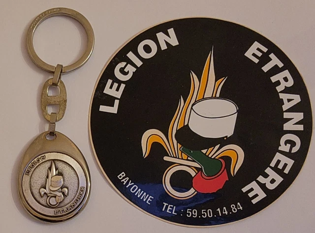 PORTE CLES GALET DE LA LEGION ETRANGERE 4° RE (SOUS EMBALLAGE D'ORIGINE PORTE CLES GALET DE LA LEGION ETRANGERE 4° RE (SOUS EMBALLAGE D'ORIGINE