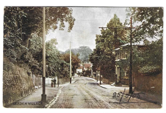 ESSEX - LEXDEN VILLAGE nr COLCHESTER 1905 Postkarte