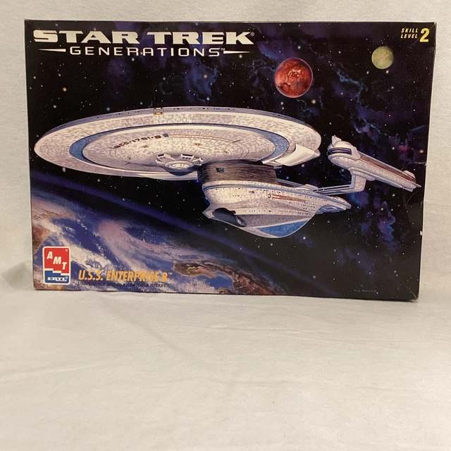 AMT ERTL STAR Trek Generations U.S.S. Enterprise B Skill Level 2 Model ...