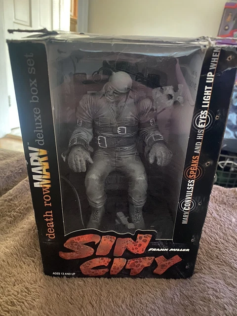 1999 McFarlane Toys Frank Miller Sin City Death Row Marv Deluxe Box Set Figure 1999 McFarlane Toys Frank Miller Sin City Death Row Marv Deluxe Box Set Figure