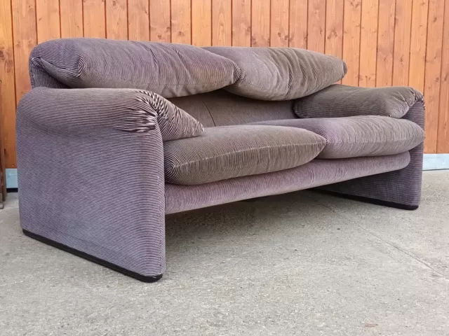 Cassina Maralunga Sofa 2 Sitzer Designer Couch 70er Magistretti Italy 70s 2