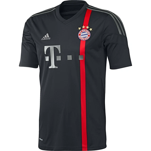 Adidas FC Bayern München 3rd UCL JSY Trikot 14 / 15 schwarz Gr L Neu mit Etikett