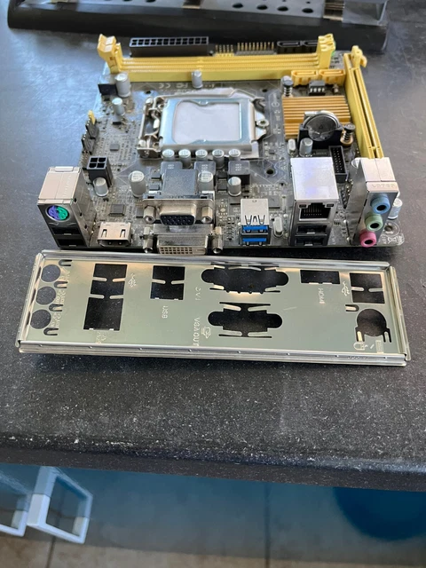 ASUS MOTHERBOARD H81I-PLUS + I/O Plate mini-itx form factor $25.00 ...