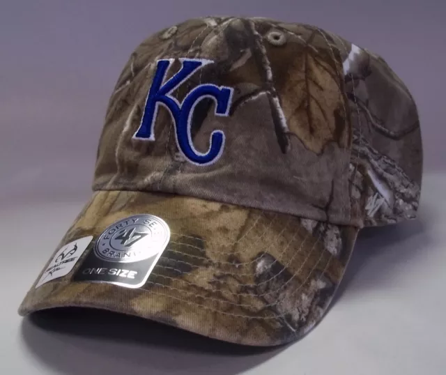Kansas City KC Royals 47 Brand MVP Adjustable Baseball Hat Cap Blue MLB OSFA