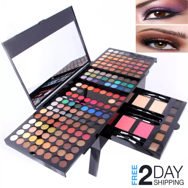 Kit De Maquillaje Caja Set Sombras Pinturas Paletas Profesional Juego Cosmético