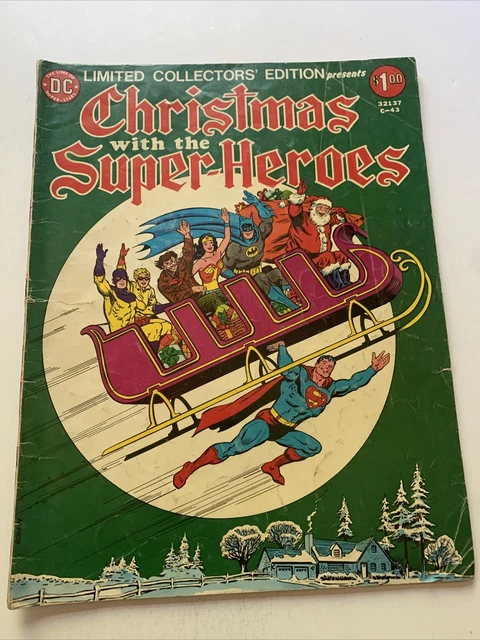 Christmas with the Super-Heroes 1976 LIMITED COLLECTOR`S EDITION C- 43 DC