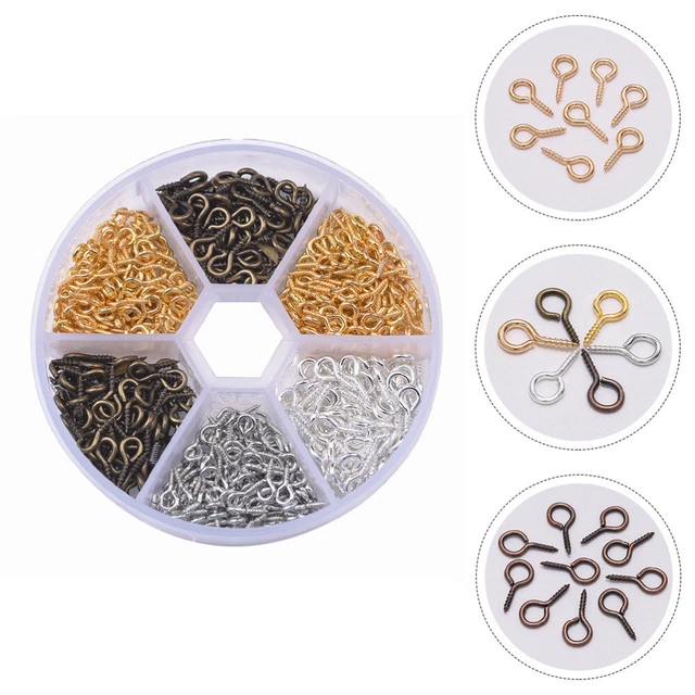 600pcs Multifunktionale Nützlich Praktische Robust Metall Auge Schraube Haken