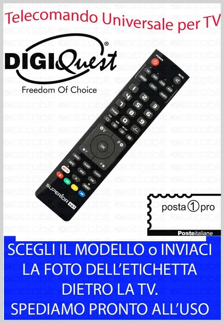 Telecomando Universale Sostitutivo Per Decoder I-ZAP T365-PLAY - VINABTY - Plug & Play - Foto 4