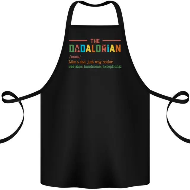 Dadalorian Funny Fathers Day Dad Daddy Cotton Apron 100% Organic