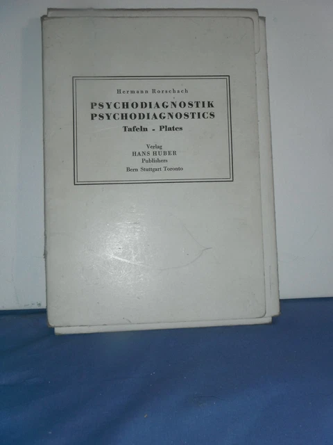 Rorschach Psychodiagnostic Inkblot Plates Signed/Printed Swiss (FRAMEABLE)