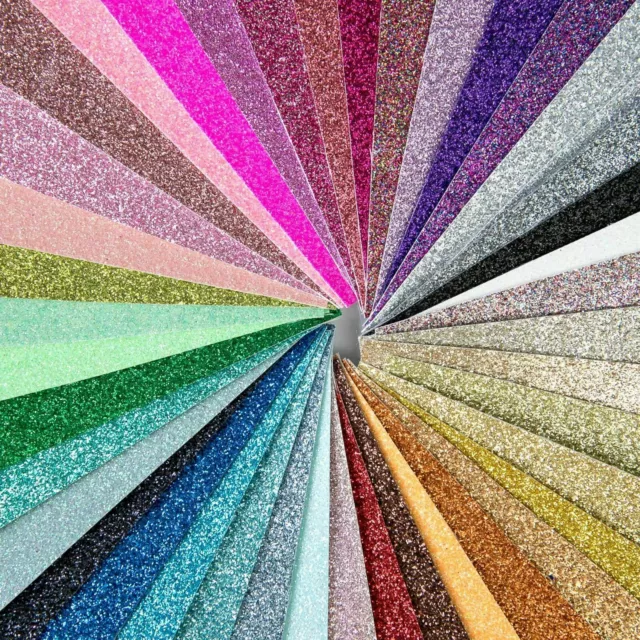 Shimmer Fine Glitter Fabric Sheet - A4 size, perfect for sparkly hair bows