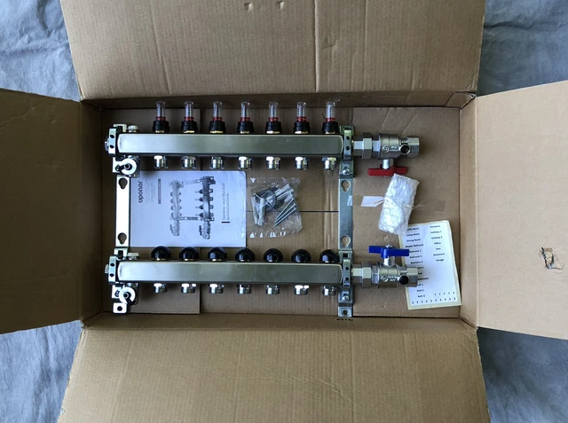UPONOR A2700702 TruFLOW Manifold 7 Loop System Brand New!