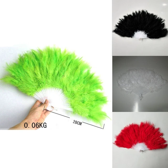 Compartimentos de plumas de mano de alta calidad para fiestas de disfraces vintage y 1920