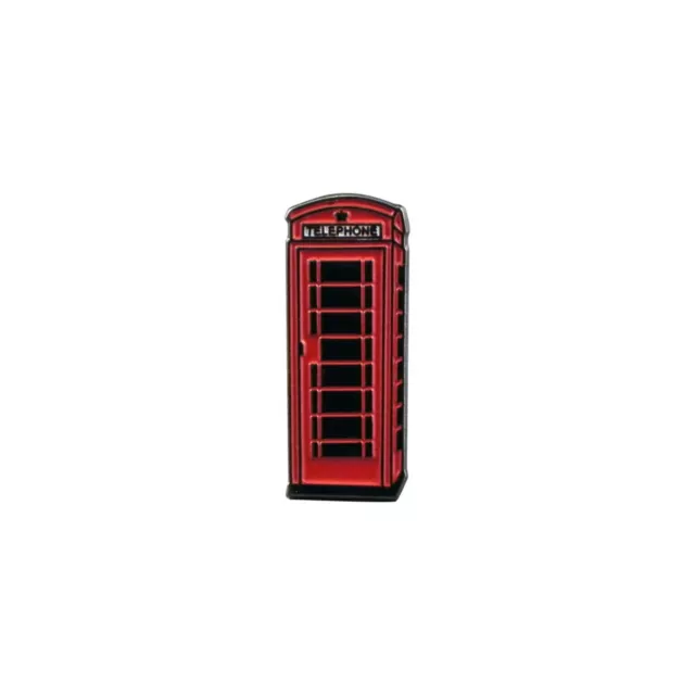 Red Telephone Box Enamel Lapel Pin Badge/Brooch Phone Kiosk London UK Gift BNWT/