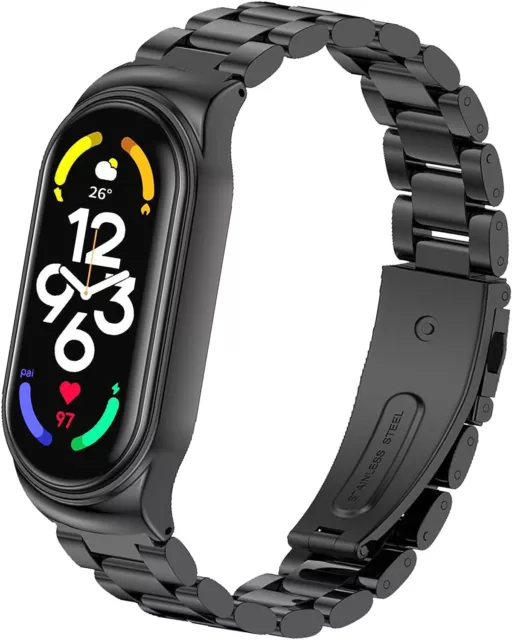 Cinturino acciaio inox inossidabile Mi Band 7 xiaomi miband 7 regolabile