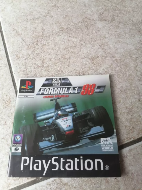 Manuel Jeu Ps1 Formula 1 98