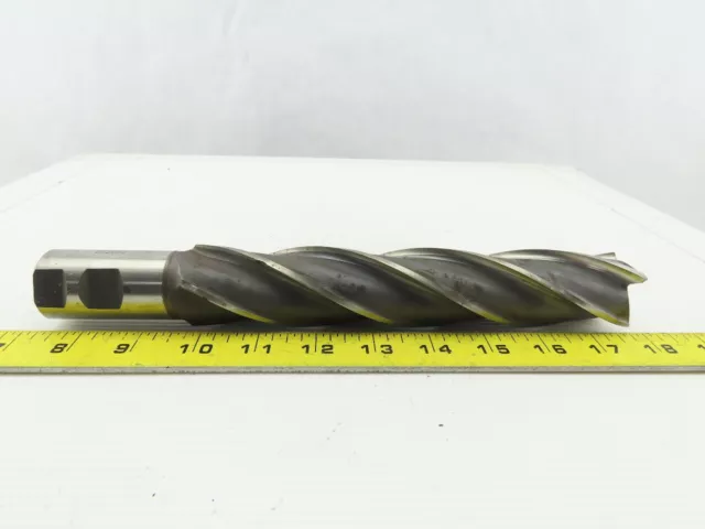 1-1/2" Dia 1-1/4 Shank 8.369 Lead 8" LOC 4 Flute  Square End Mill 10-5/8" OAL
