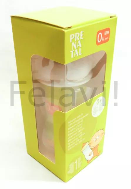 Babyfläschchen Prenatal (€3,99/Stück) Flasche 330 ml inkl Nuby Sauger NEU (F183)