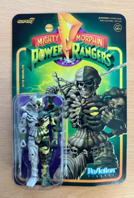Mighty Morphin Power Rangers - Rito Revolto 3.75" - Super7 - Reaction Figure New