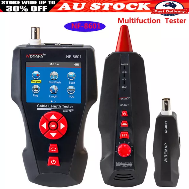 Telephone Network Cable Tester Wire Tracker Line Finder Cable Probe Tracer New