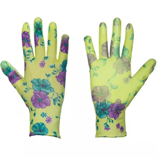 BRADAS guantes jardineria guantes proteccion PURE FLOXY talla 7 guantes 9913