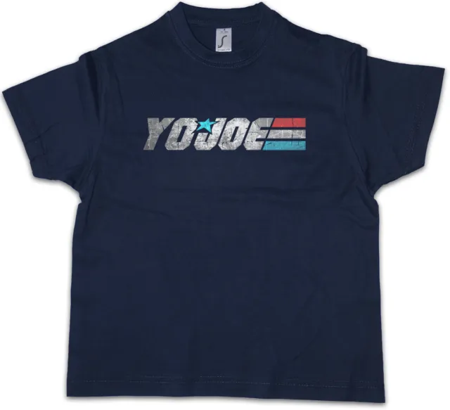 YO JOE Kids Boys T-Shirt GI Joe Commander Cobra Kai Destro Action Force Movie