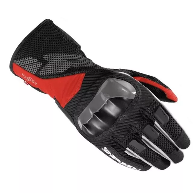 Guanto Da Moto In Tessuto Nero Rosso Rainshield  Spidi Size M