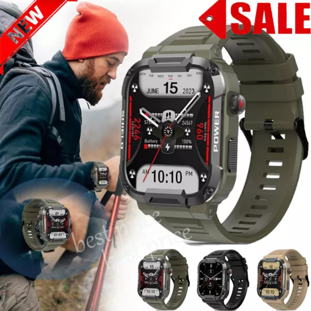 GARD PRO ULTRA Smart Watch, Rugged Military Fitness Watch,Waterproof  Dust-Proof- $54.69 - PicClick AU