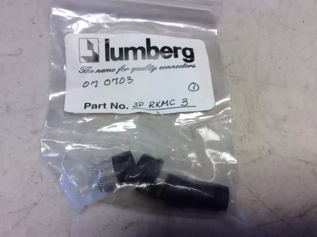 Lumberg Automation 3P RKMC 3 Field Wireable Connector 070703 RKMC-3 3PRKMC3