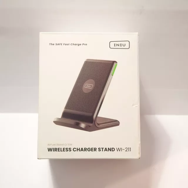 Chargeur Induction Stand INIU - 15W Qi Certifié Wireless Charge sans Fil Rapide