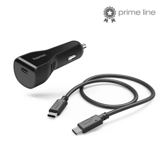 Hama Voiture Schnell-Ladekabel Usb-C 3A Pd Power Livraison Chargeur Adaptateur