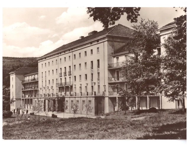 Alte Foto AK  DDR Friedrichsroda FDGB heim  Walter Ulbricht  ungel.