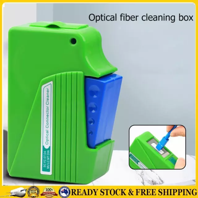 Optic Fiber End Face Cleaning Box Wiping Tool Pigtail Cleaner Cassette for SC FC