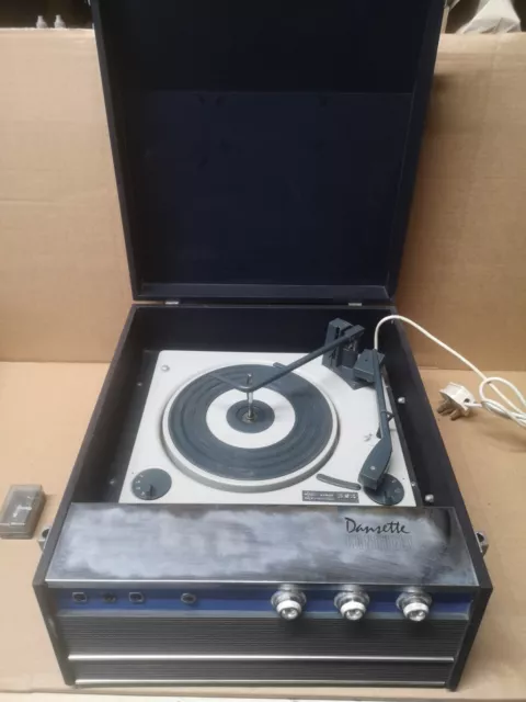 Dansette Conquest Record Player Turntable Spares Or Repair Vintage