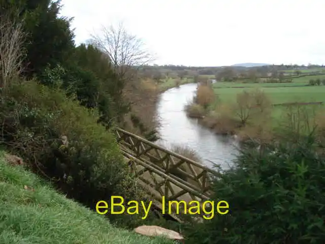 Photo 6x4 River Wye from the Weir Garden Canon Bridge  c2007