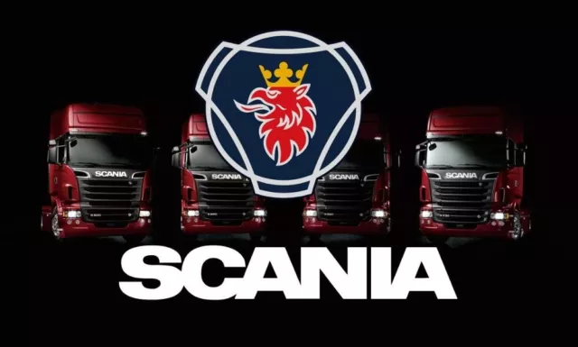 Scania LKW Flagge Banner 3x5 Fuß 90x150 cm große Flagge