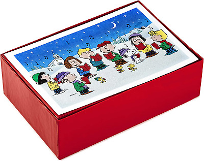 Hallmark Boxed Christmas Cards, Peanuts Gang 40 Cards with Envelopes