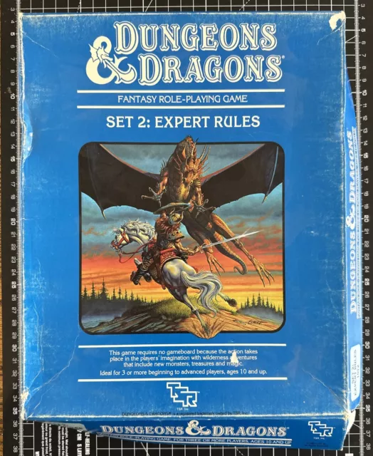 ⚔️ Dungeons & Dragons Expert Box Set 1012 TSR 1981 + The Isle of Dread Expansion