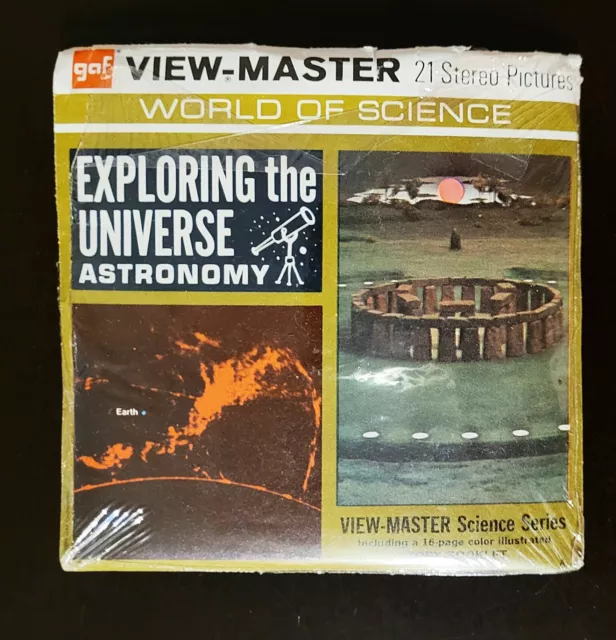 Science🎬Viewmaster Special🎬"Exploring the Universe " 🎬Rare GAF Set