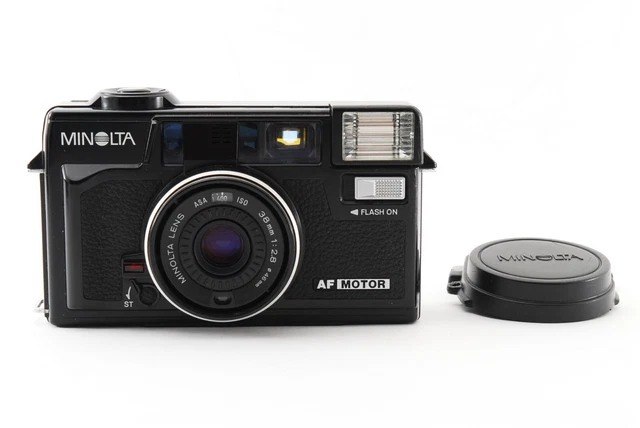 All works [EXC+4] MINOLTA HIMATIC AF2-MD 38mm f2.8 Film Camera from JAPAN
