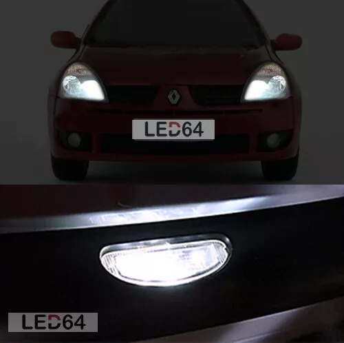 Pour Renault CLIO 3 2 Ampoules LED Blanc Veilleuses Feux Position Anti  erreur