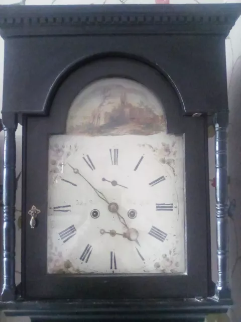 longcase grandfather clocks antique
