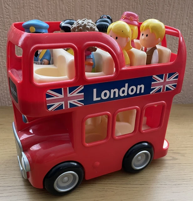 ELC HAPPYLAND RED London Bus plus 7 figures with working sounds. 18.99 PicClick UK