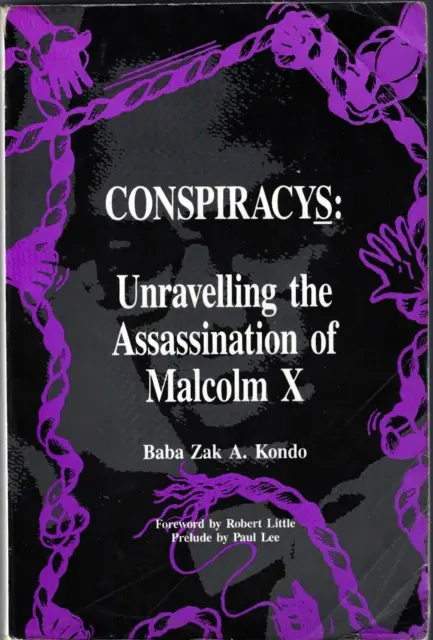 1993 Vintage Book~Assassination of Malcolm X~Black History~Conspiracys by Kondo