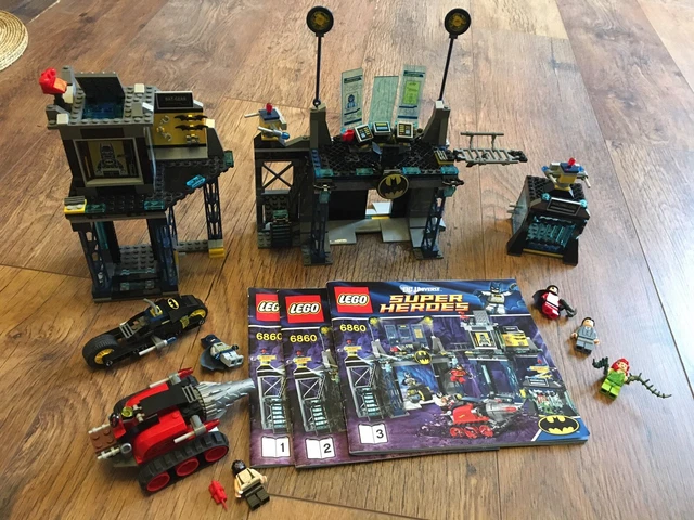 LEGO BATMAN THE Batcave 6860 DC Universe Super Heroes Robin Poison Ivy ...