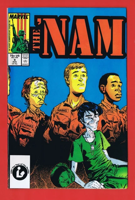 THE 'NAM #9 PRIDE GOETH.... Michael Golden (MARVEL / VIETNAM WAR 1987) NM