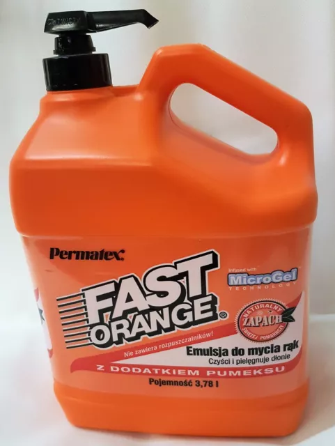 Permatex Handwaschgel Gel Nettoyant Micro 3,78L Rapide Orange Bailleurs de Fonds 2