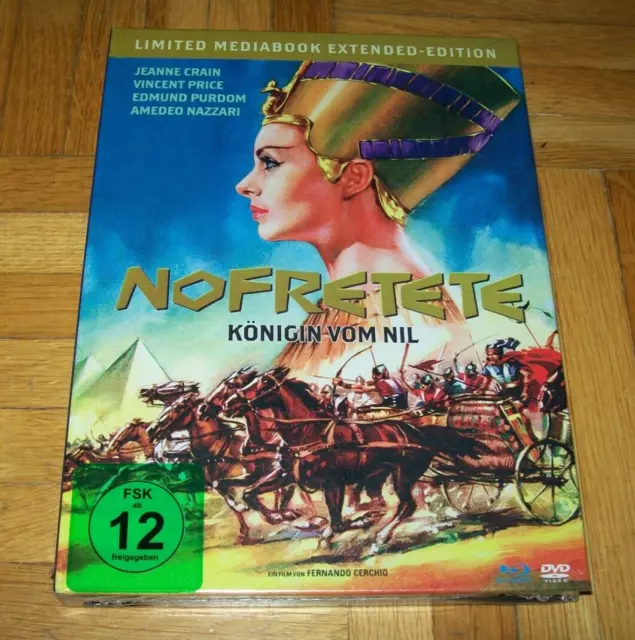 Nofretete - Königin vom Nil - Limited Mediabook - extended Blu-ray + DVD Edition