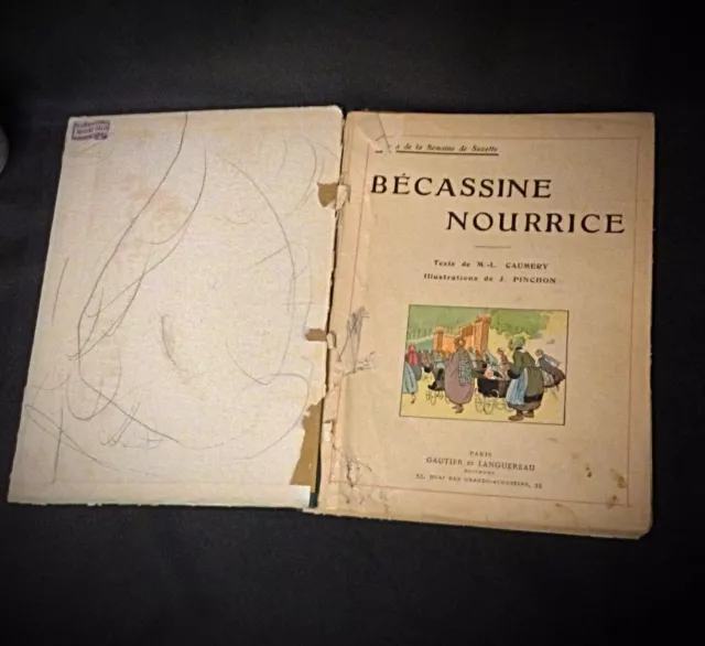 Bd de Bécassine nourrice. Ed de la "Semaine de Suzette 1924" Pinchon 2