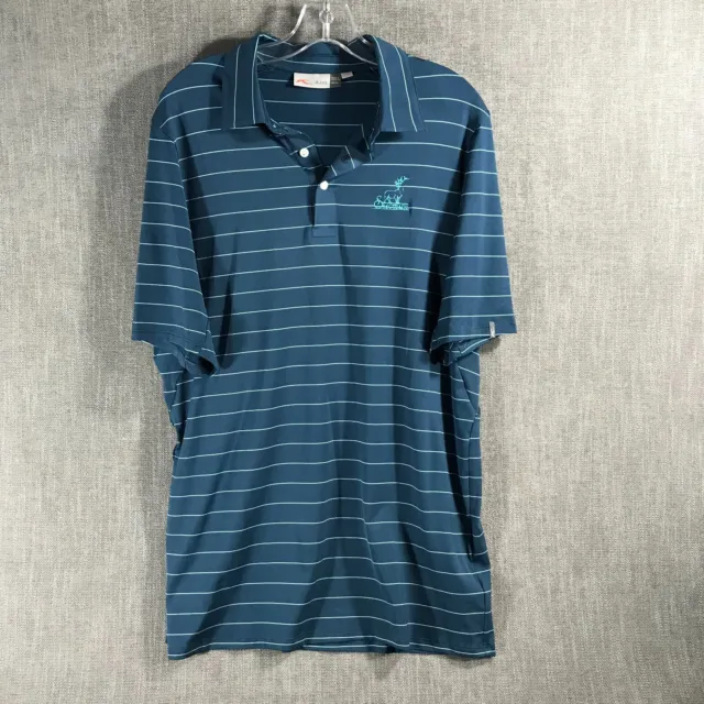 KJUS SHORT SLEEVE Polo Shirt Men's M Blue Striped $10.81 - PicClick